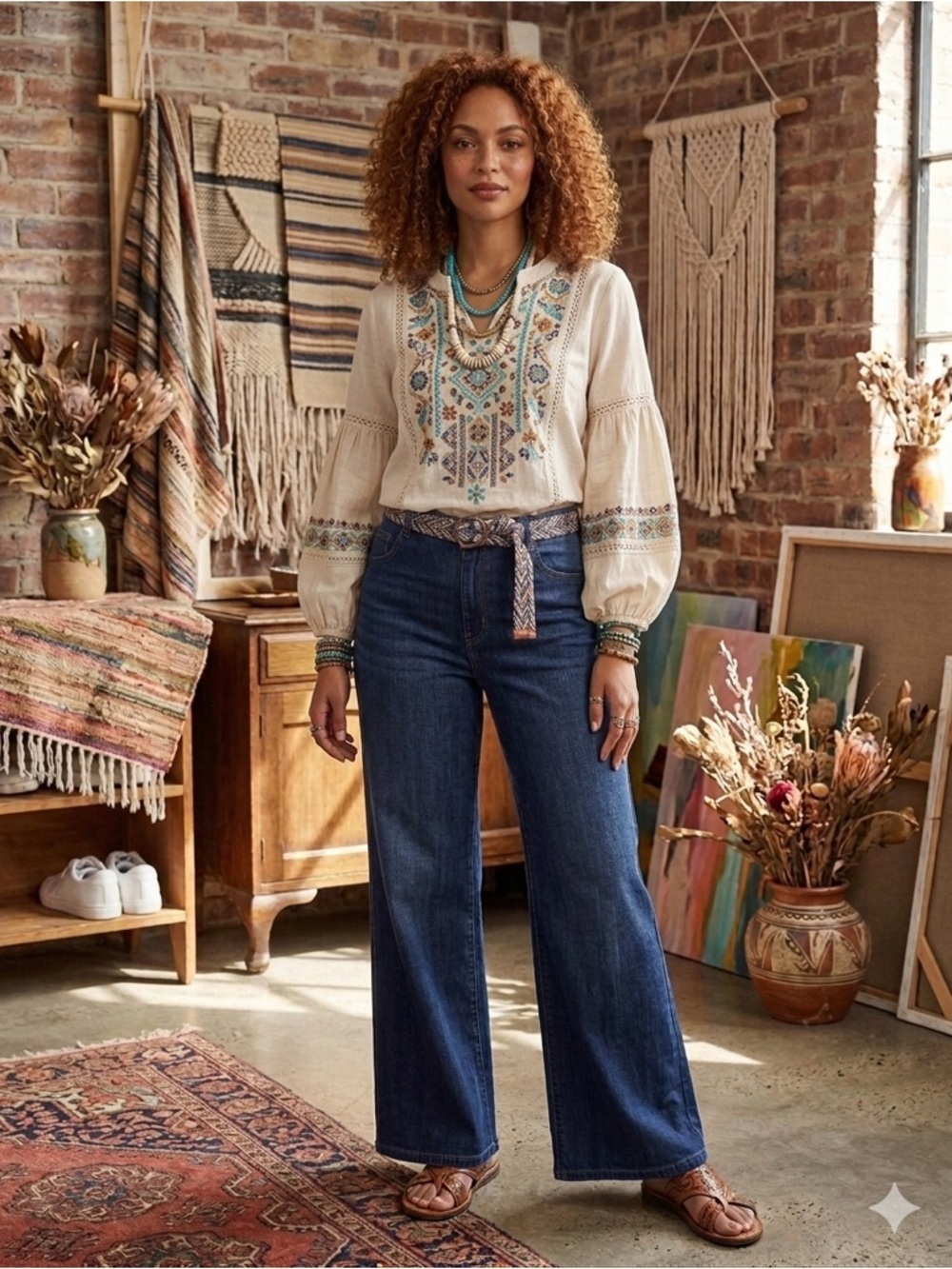 Torrid FESTI Mid-Rise Wide Leg  Jeans